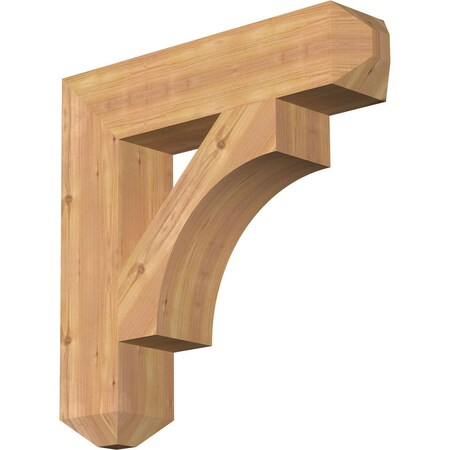 Ekena Millwork Westlake Craftsman Smooth Bracket, Western Red Cedar, 5 1/2"W x 26"D x 26"H BKT06X26X26WTL04SWR